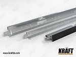 Уголок пристенный KRAFT Fortis L 3000x19x24 мм белый Арт 02611