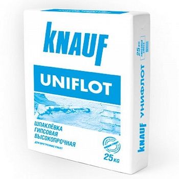 Шпаклевка Knauf для гипсокартона Uniflot 25 кг Арт 00173